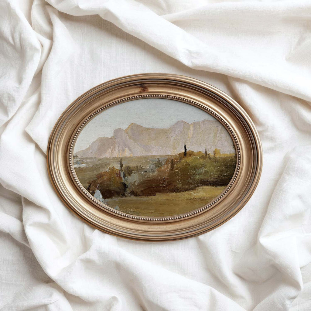 Earth Tone Desert Landscape Printable Wall Art | Warm Neutral Desert Print